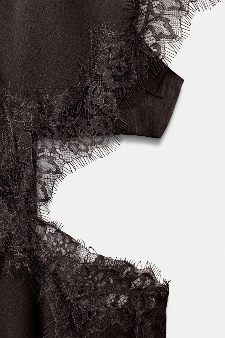 Платье-миди с вырезами из коллекции zw