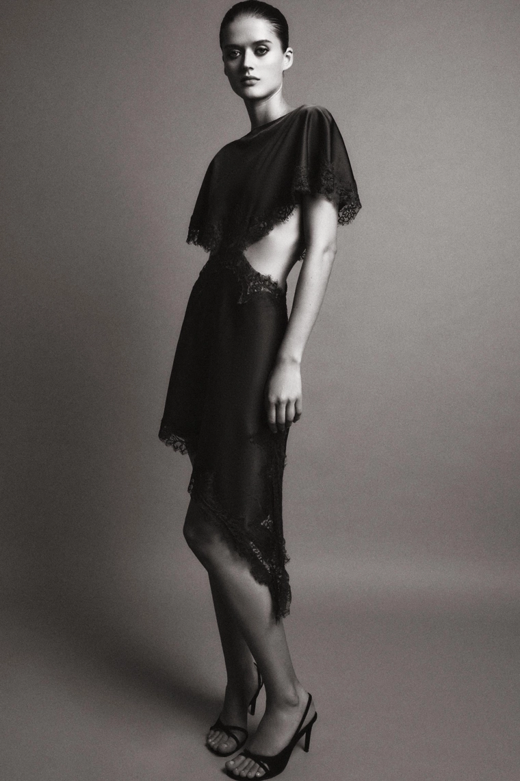 Платье-миди с вырезами из коллекции zw