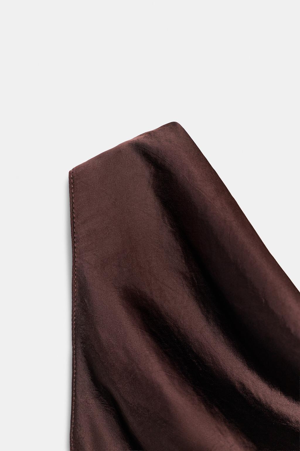 АТЛАСНОЕ ПЛАТЬЕ МИДИ ZW COLLECTION