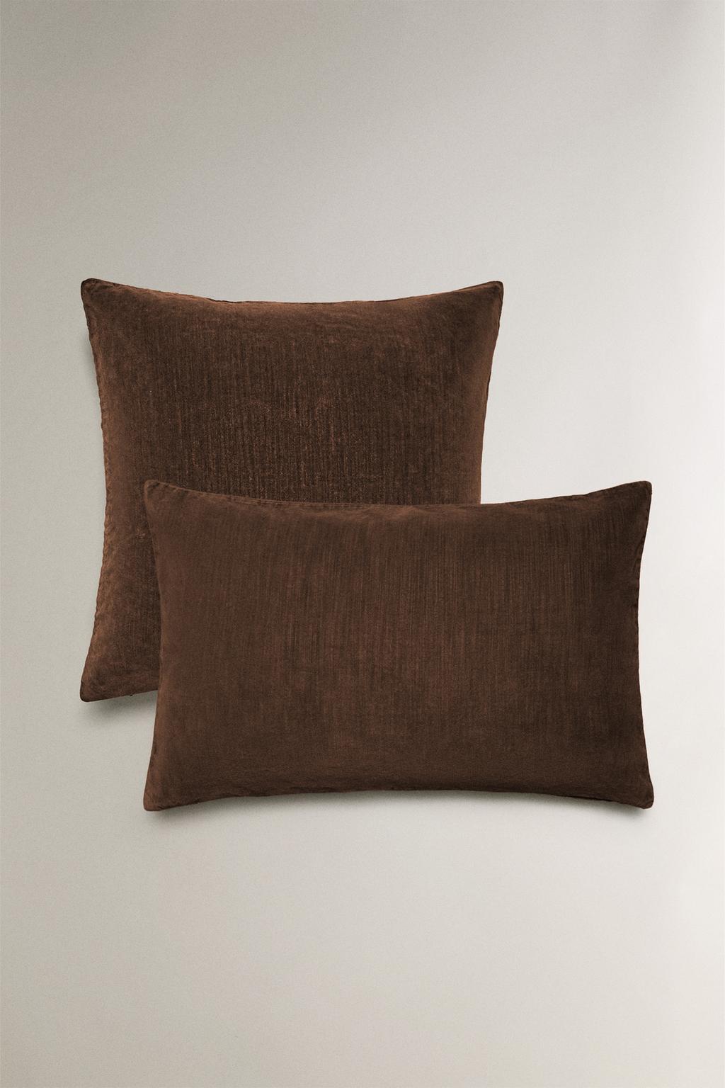 Вельветовая наволочка