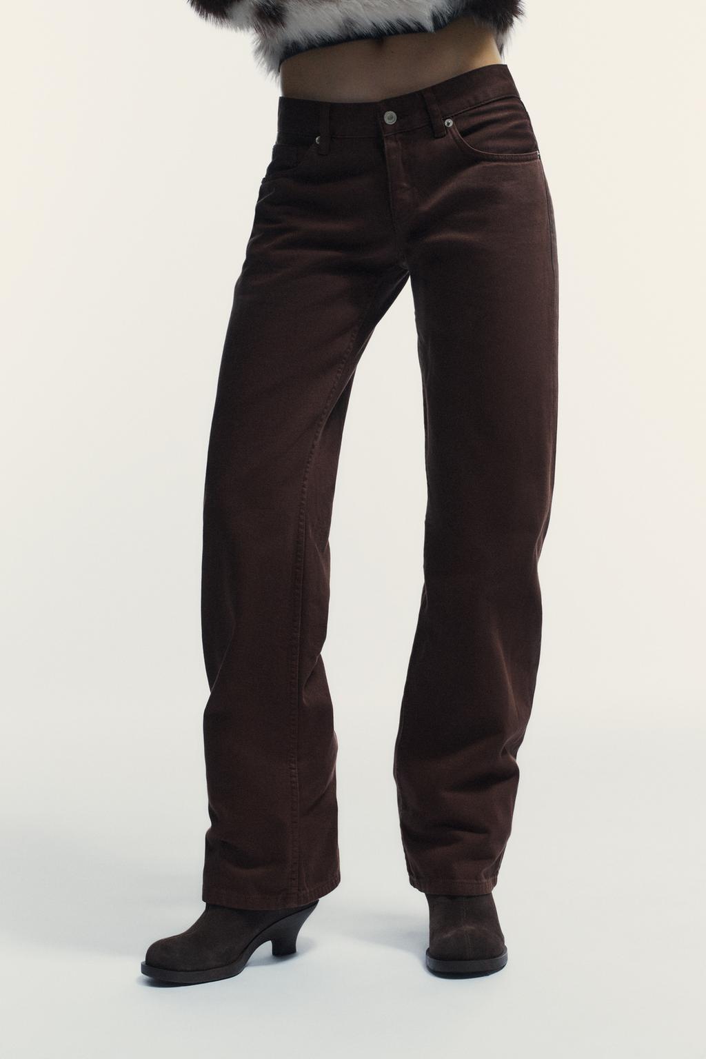 ДЖИНСЫ TRF WIDE-LEG С НИЗКОЙ ПОСАДКОЙ