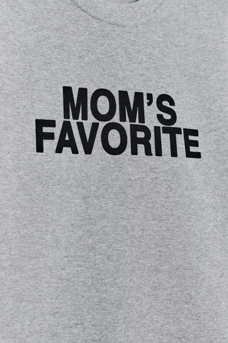 Толстовка с надписью на передней части