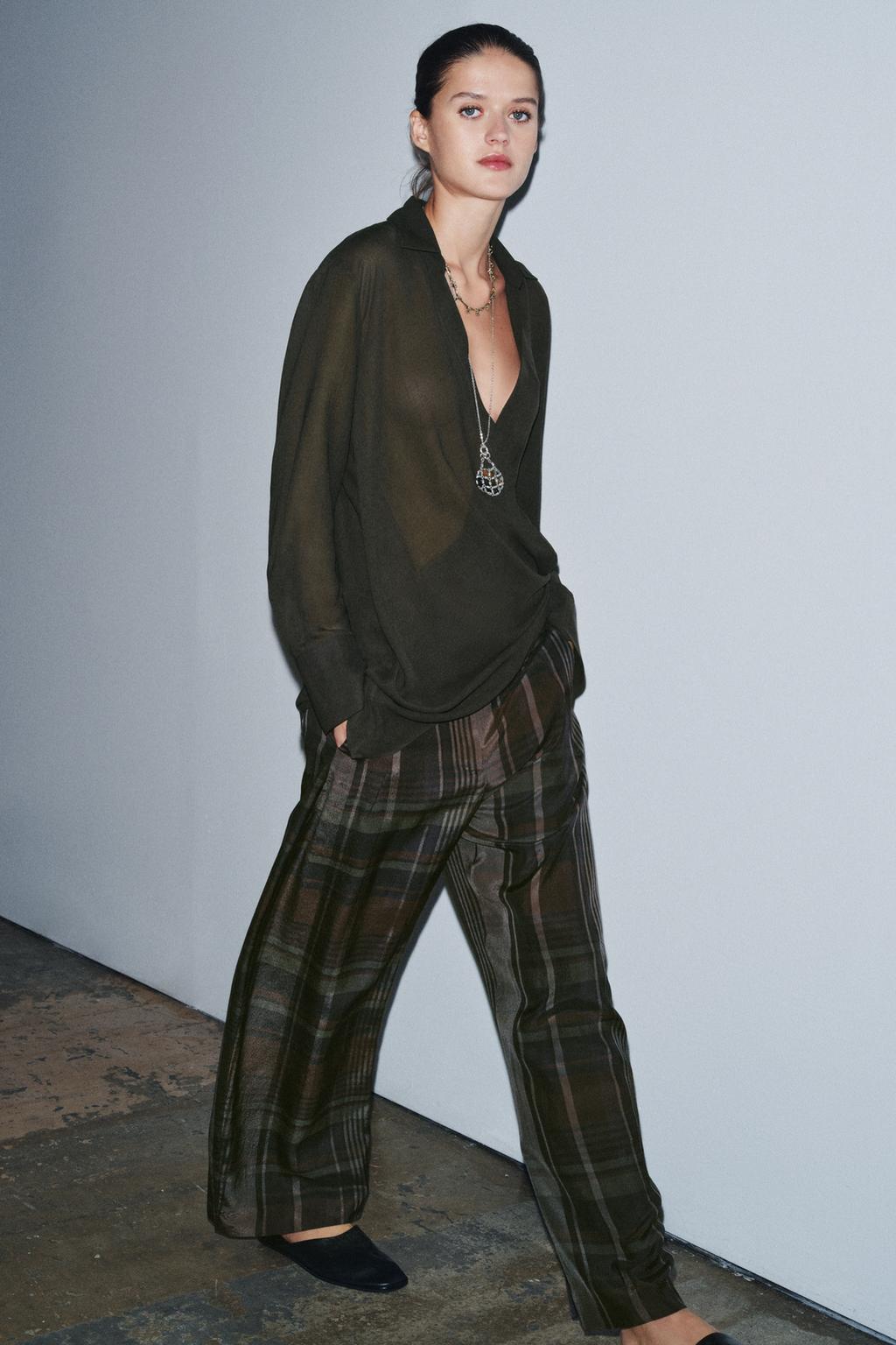 АСИММЕТРИЧНЫЙ ТОП С ЗАПАХОМ ИЗ СМЕСОВОЙ ШЕРСТИ — ZW COLLECTION