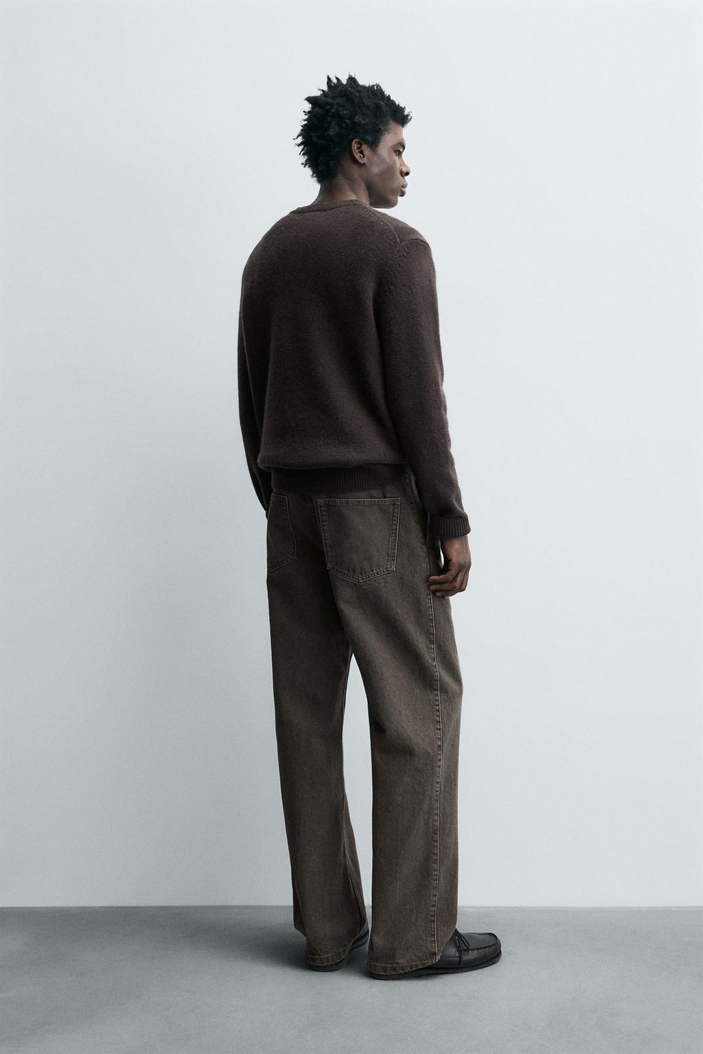 ДЖИНСЫ STRAIGHT FIT СО СКЛАДКАМИ