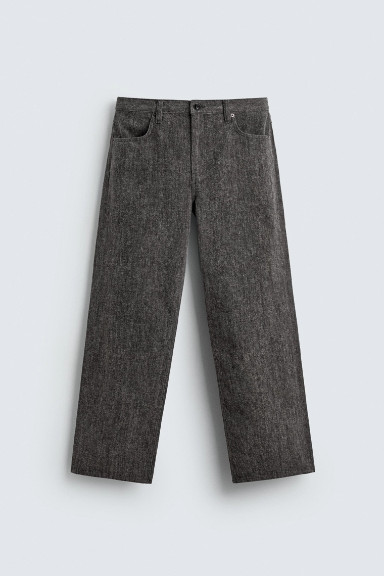 Джинсы прямого кроя с мягкой отделкой