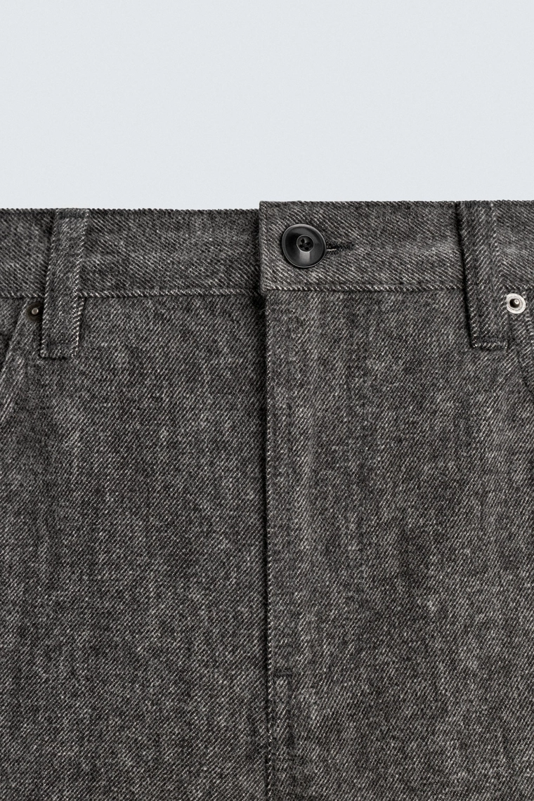 Джинсы прямого кроя с мягкой отделкой