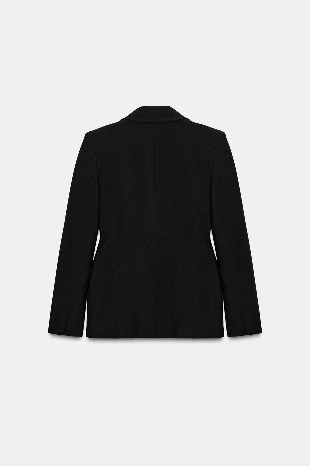 БЛЕЙЗЕР ОБЛЕГАЮЩЕГО КРОЯ С ДЕКОРАТИВНОЙ СТРОЧКОЙ — ZW COLLECTION