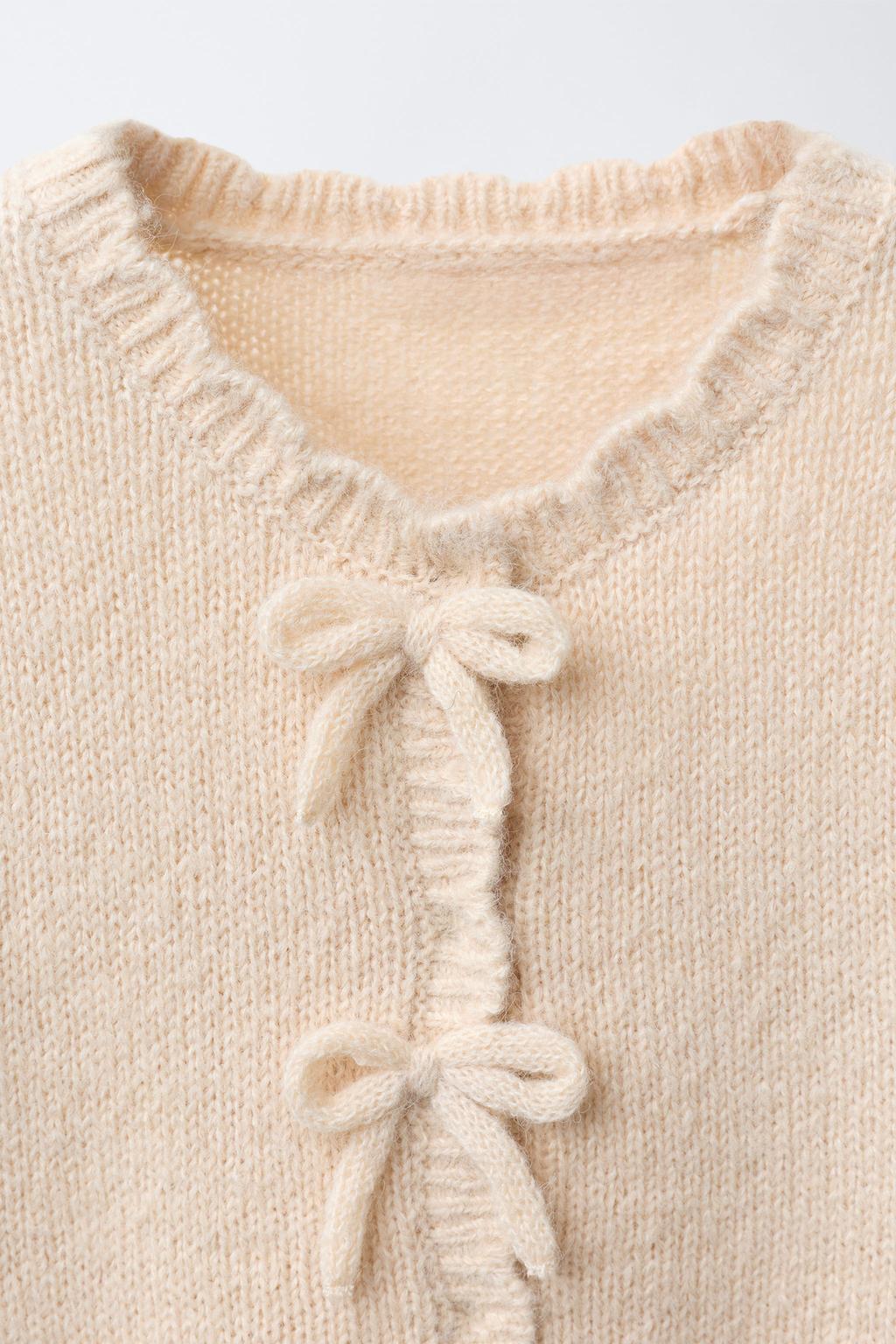 КАРДИГАН С БАНТАМИ