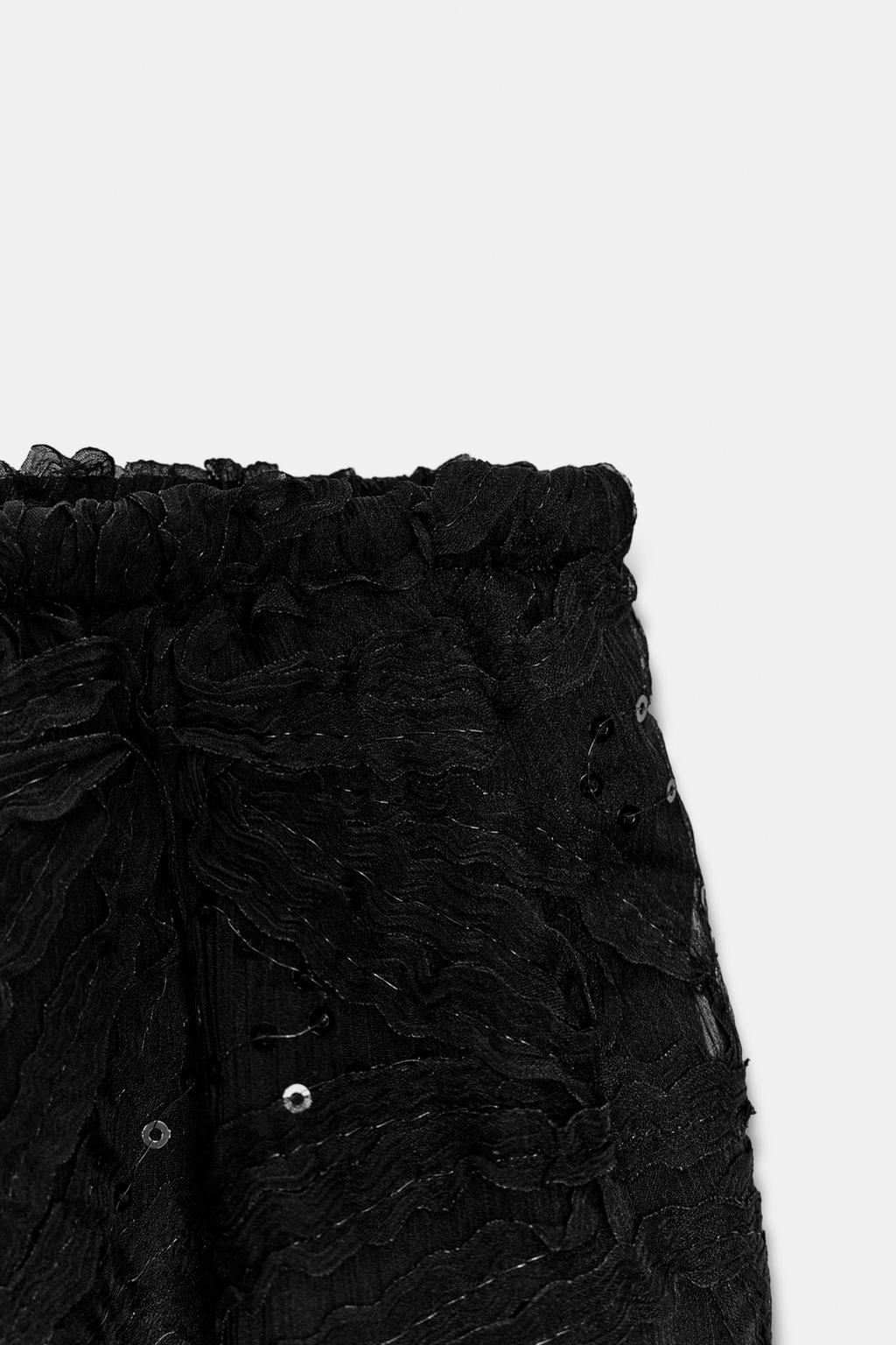 ШИРОКИЕ БРЮКИ С ПАЙЕТКАМИ