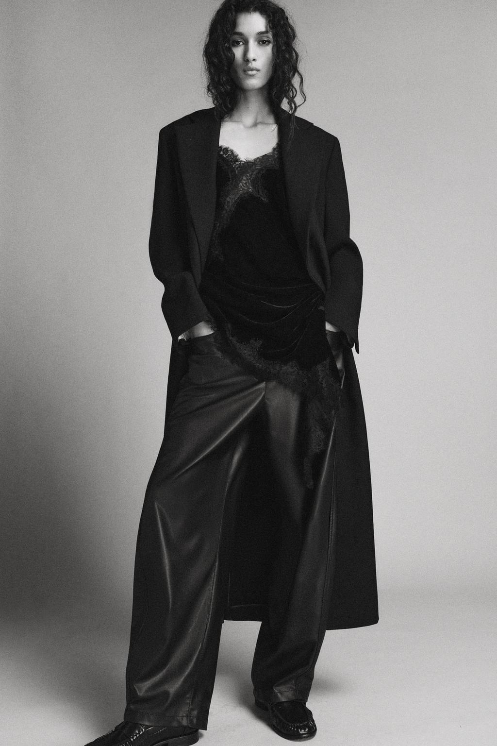 БРЮКИ BALLOON ИЗ ИСКУССТВЕННОЙ КОЖИ ZW COLLECTION