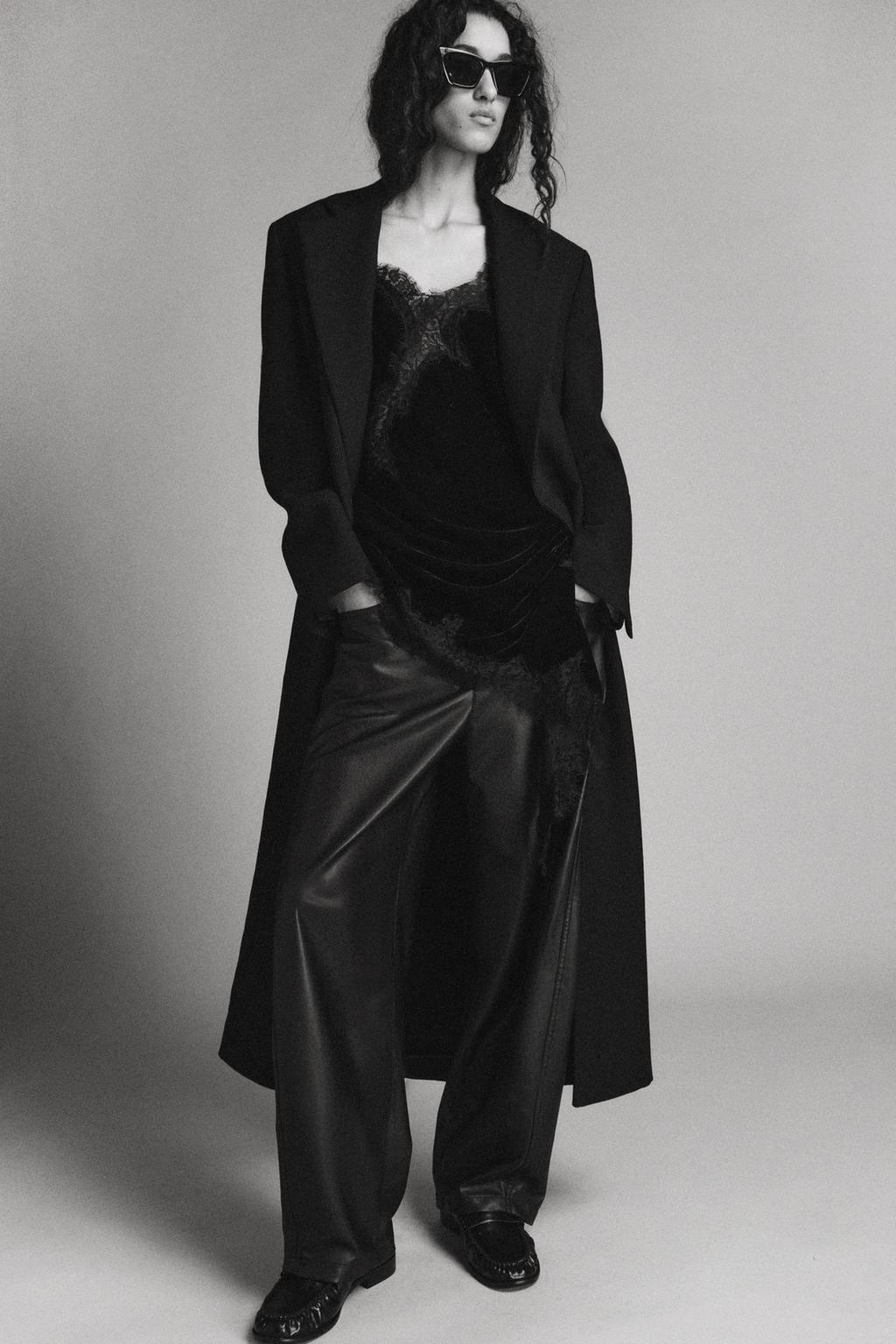 БРЮКИ BALLOON ИЗ ИСКУССТВЕННОЙ КОЖИ ZW COLLECTION