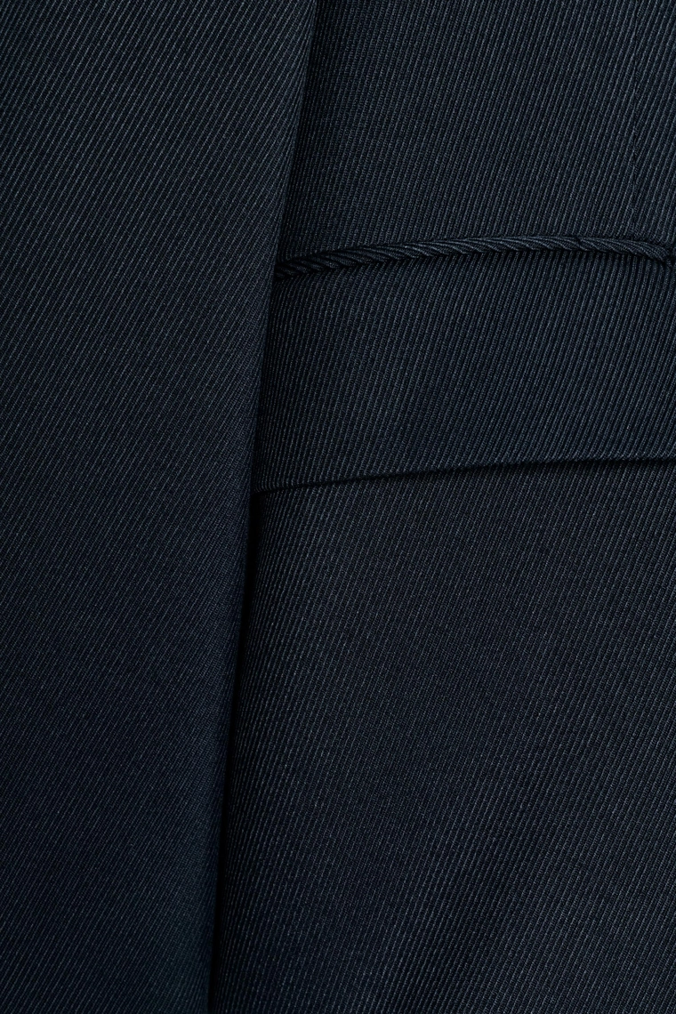 Большой твидовый блейзер с двубортной застежкой