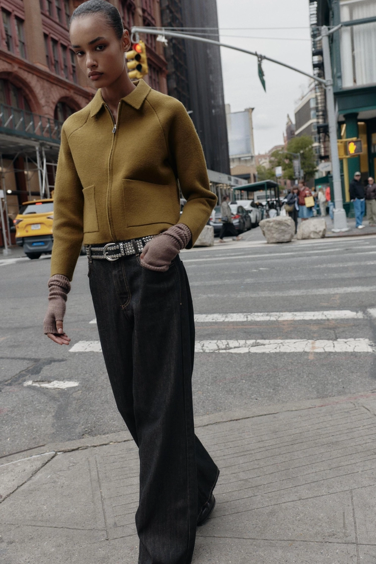 Кардиган на молнии