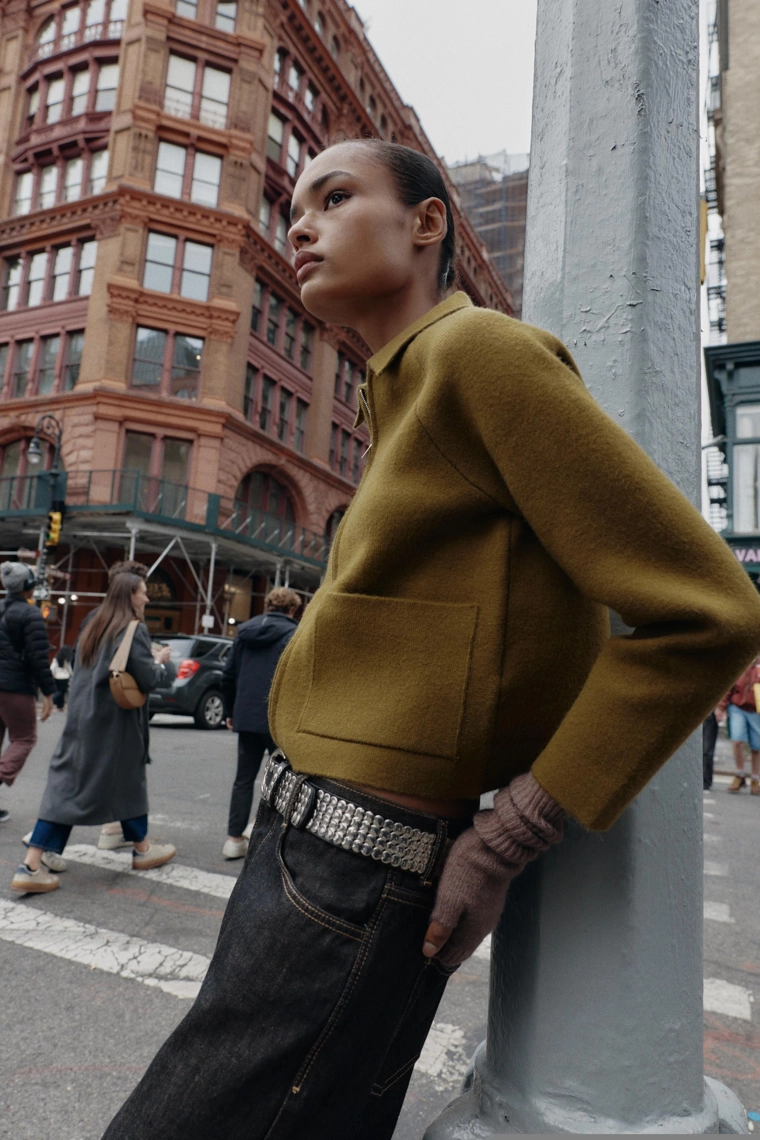 Кардиган на молнии