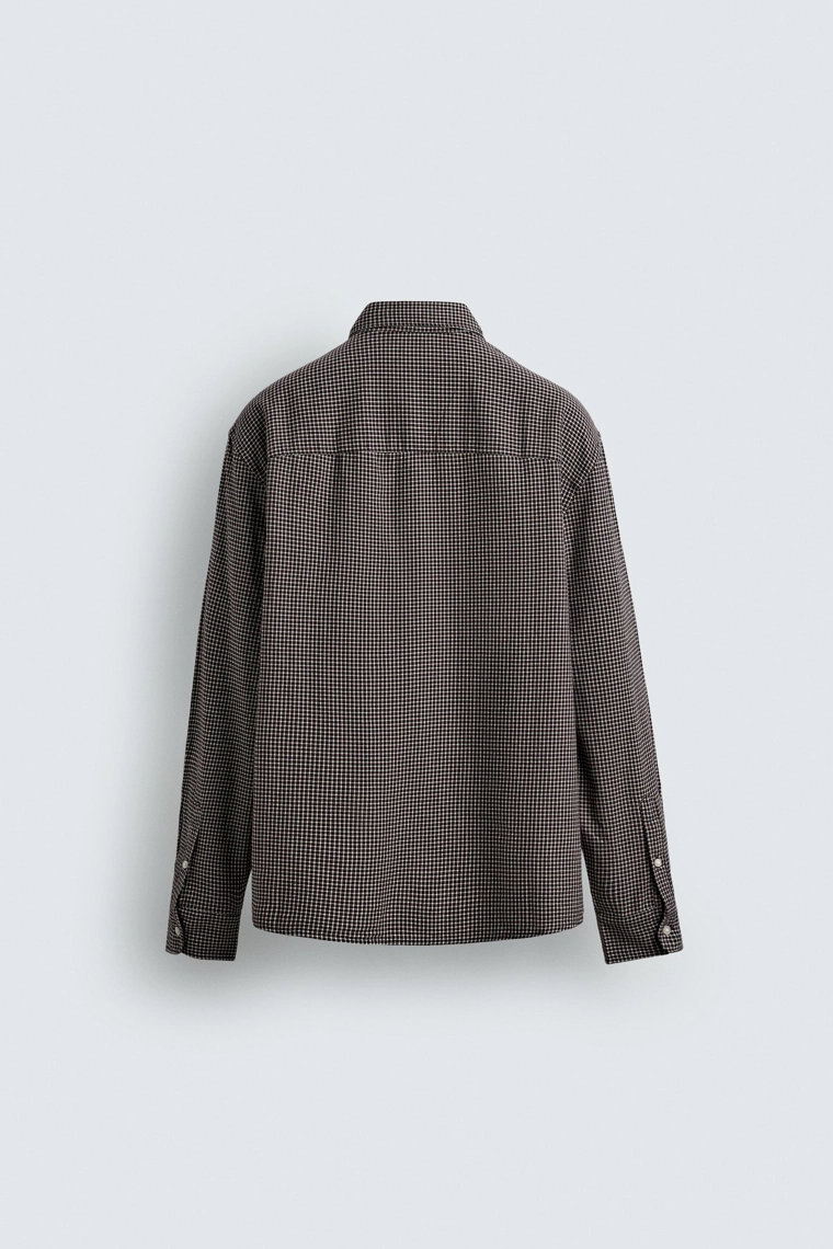 Рубашка клетчатая из фланели