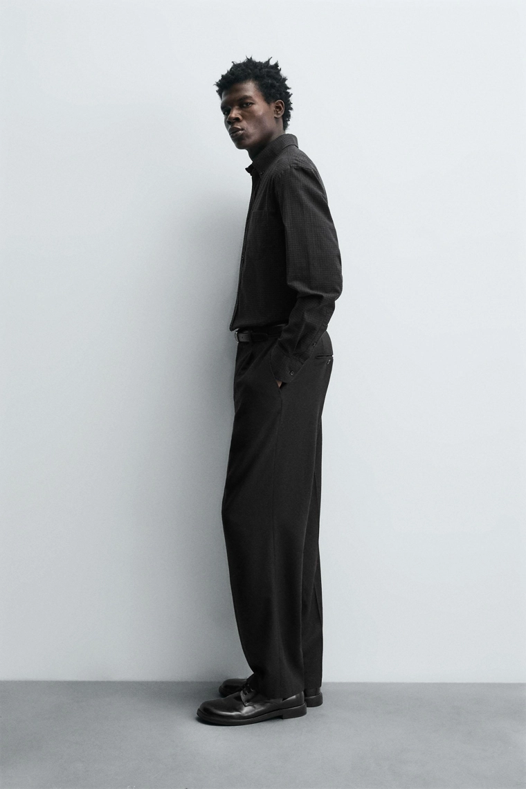 Рубашка в клетку свободного кроя limited edition