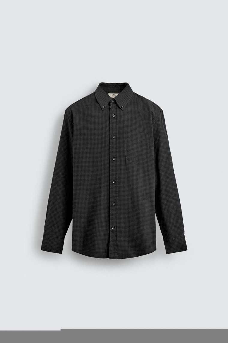Рубашка в клетку свободного кроя limited edition