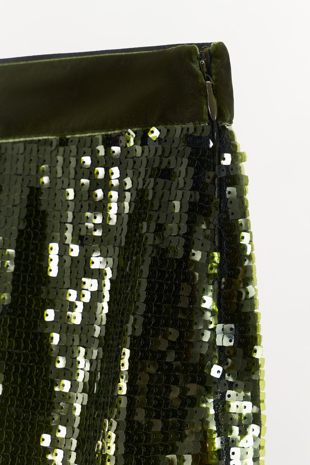 КОМБИНИРОВАННЫЕ ШОРТЫ С ПАЙЕТКАМИ