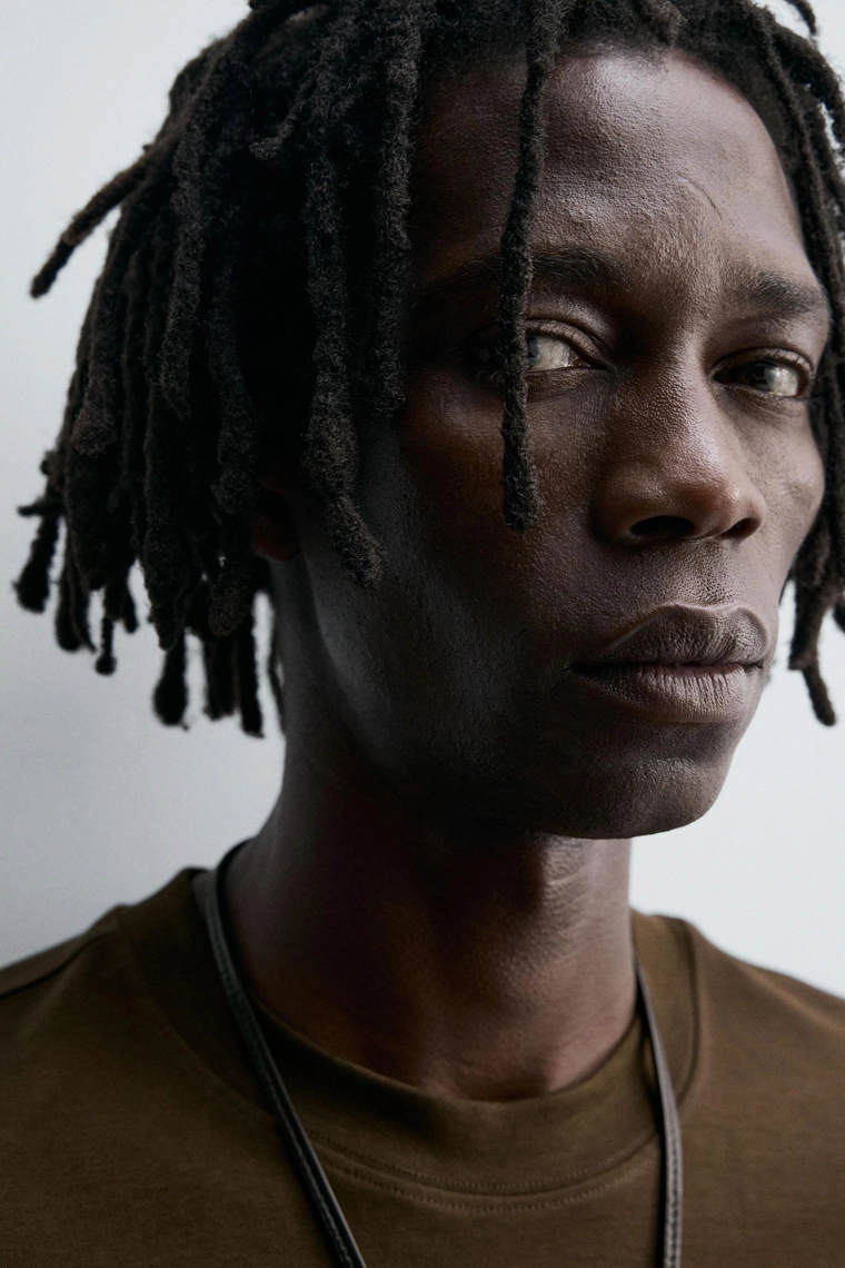 Футболка свободного кроя из интерлока