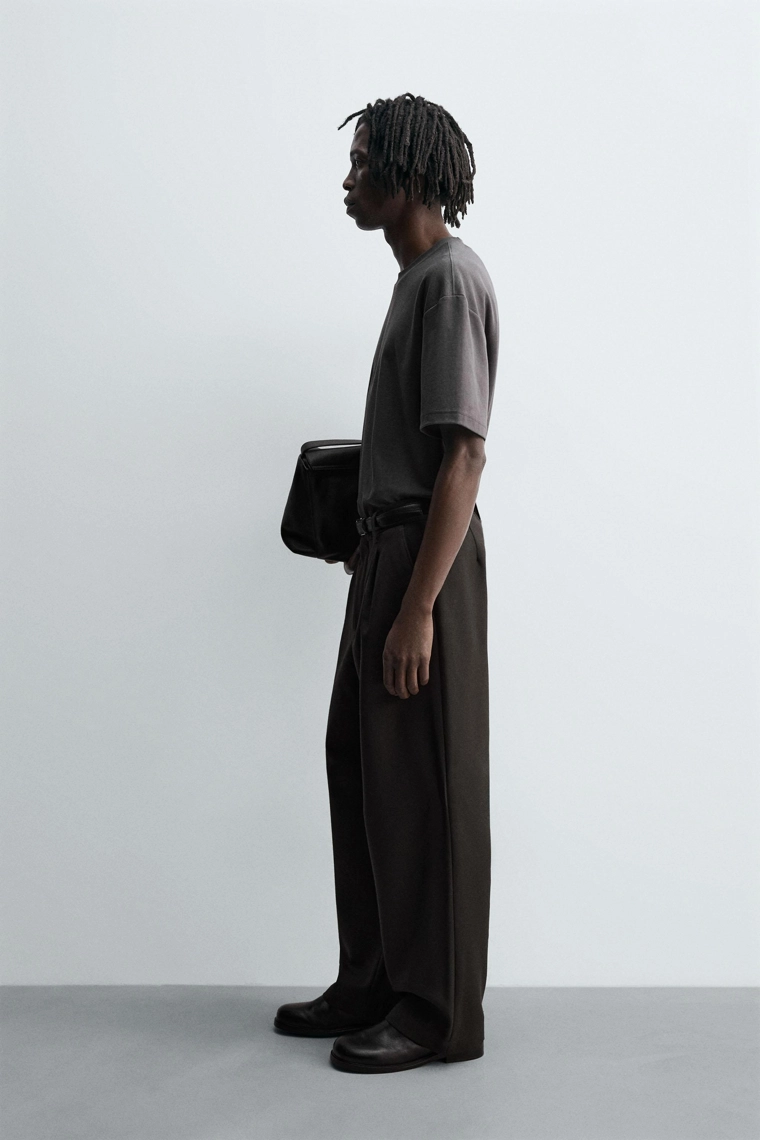 Футболка свободного кроя из интерлока