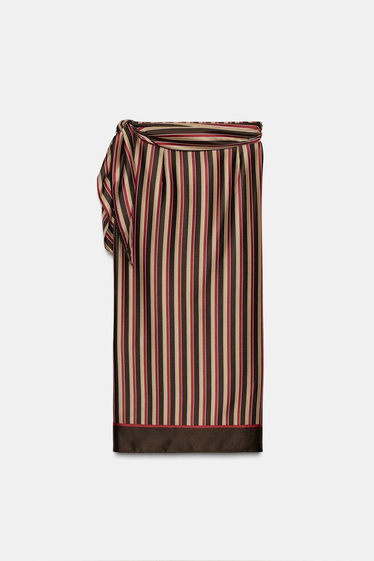 Юбка с полосатым оборотом коллекции zw