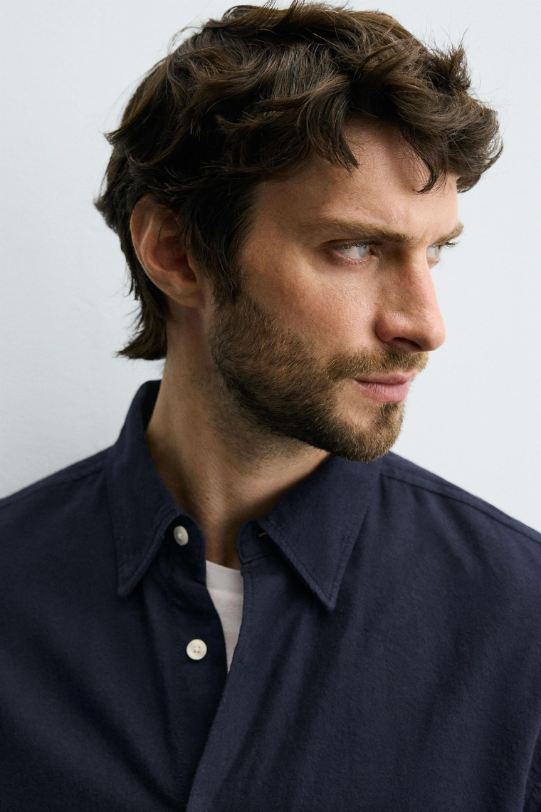 Рубашка клетчатая из фланели