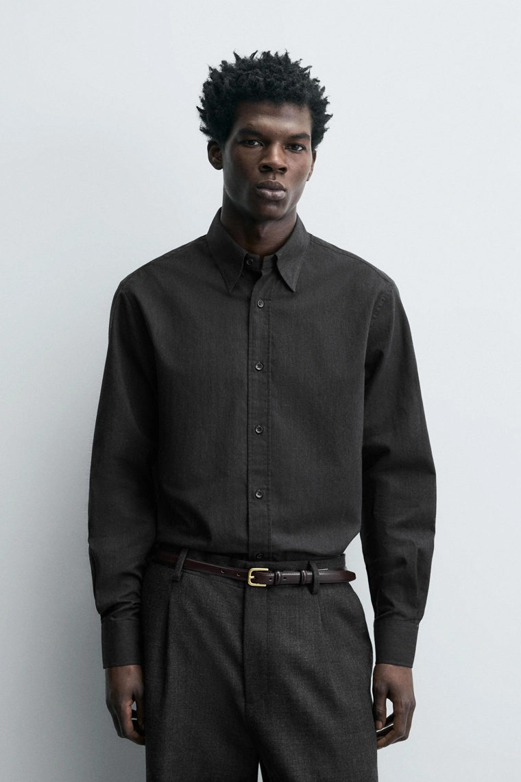 Лимитированная рубашка свободного кроя из хлопка