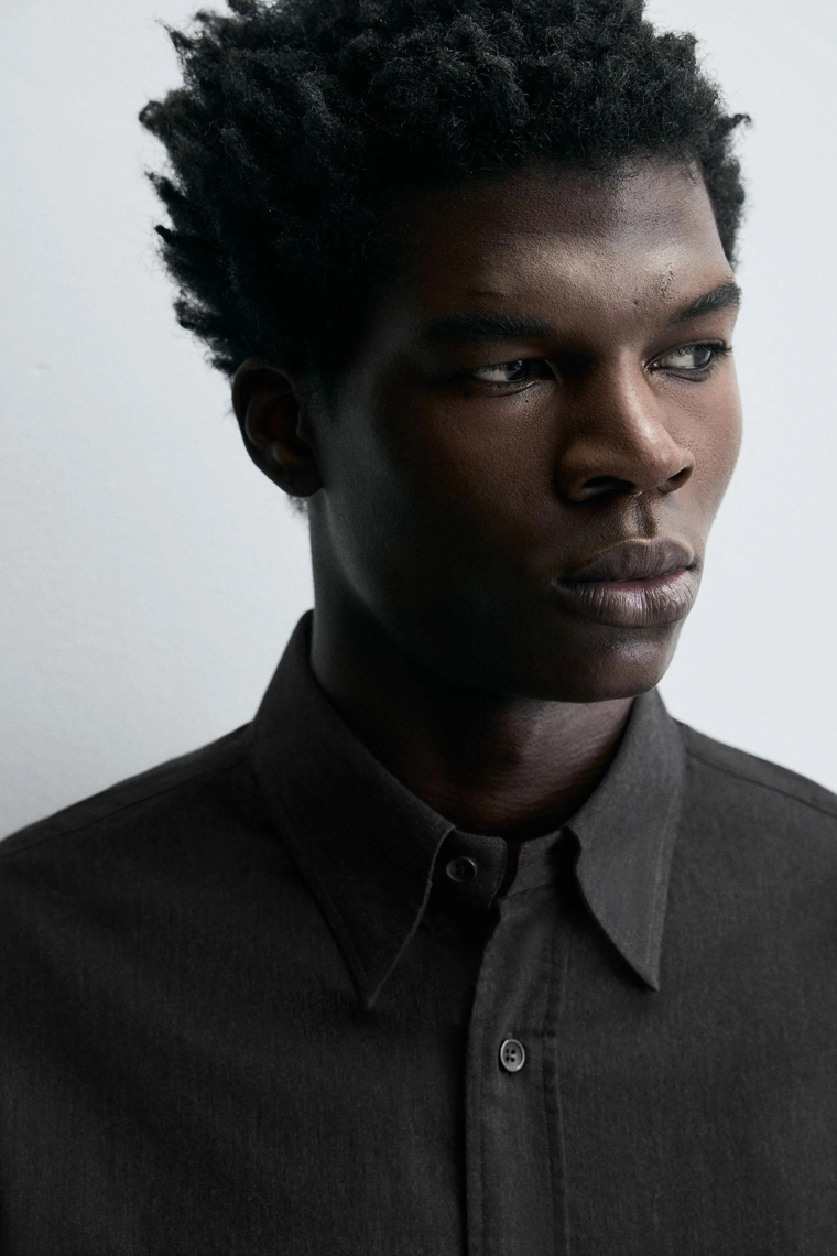 Лимитированная рубашка свободного кроя из хлопка