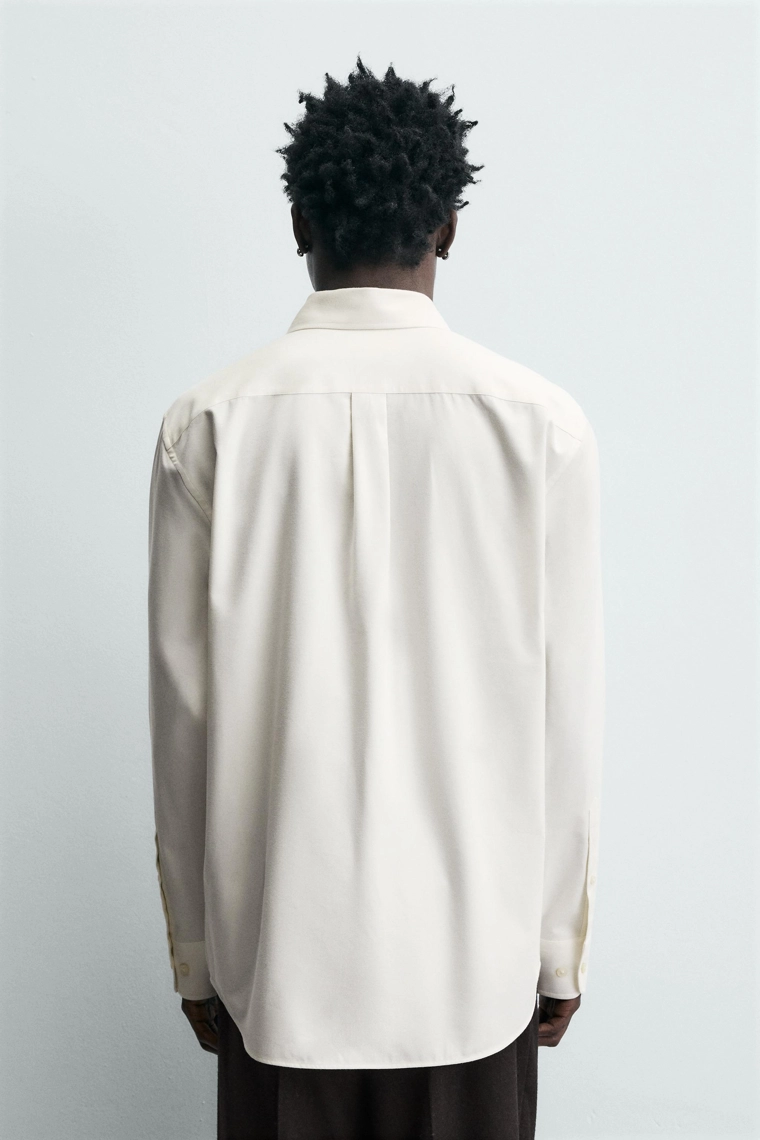 Лимитированная рубашка классического кроя с текстурой