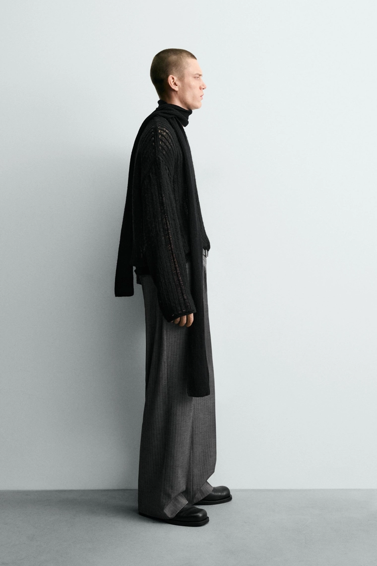 Джемпер с текстурным переплетением