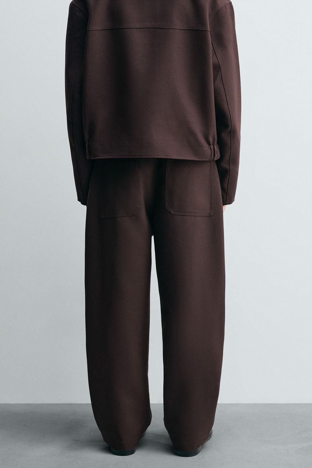 БРЮКИ BALLOON FIT С ЗАЩИПАМИ