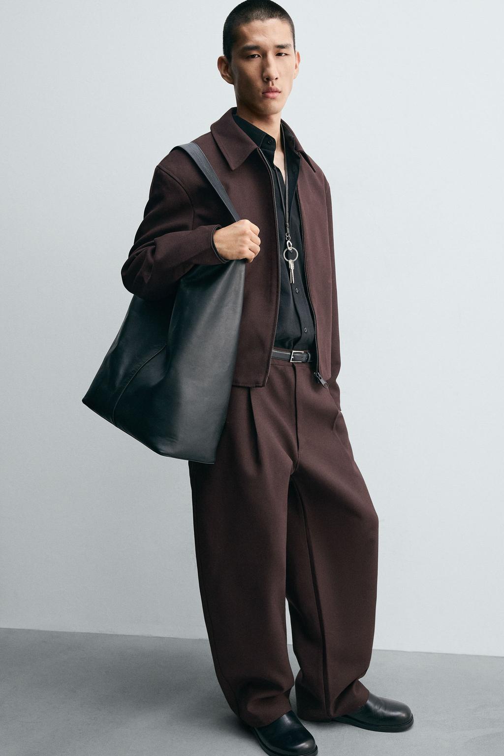 БРЮКИ BALLOON FIT С ЗАЩИПАМИ