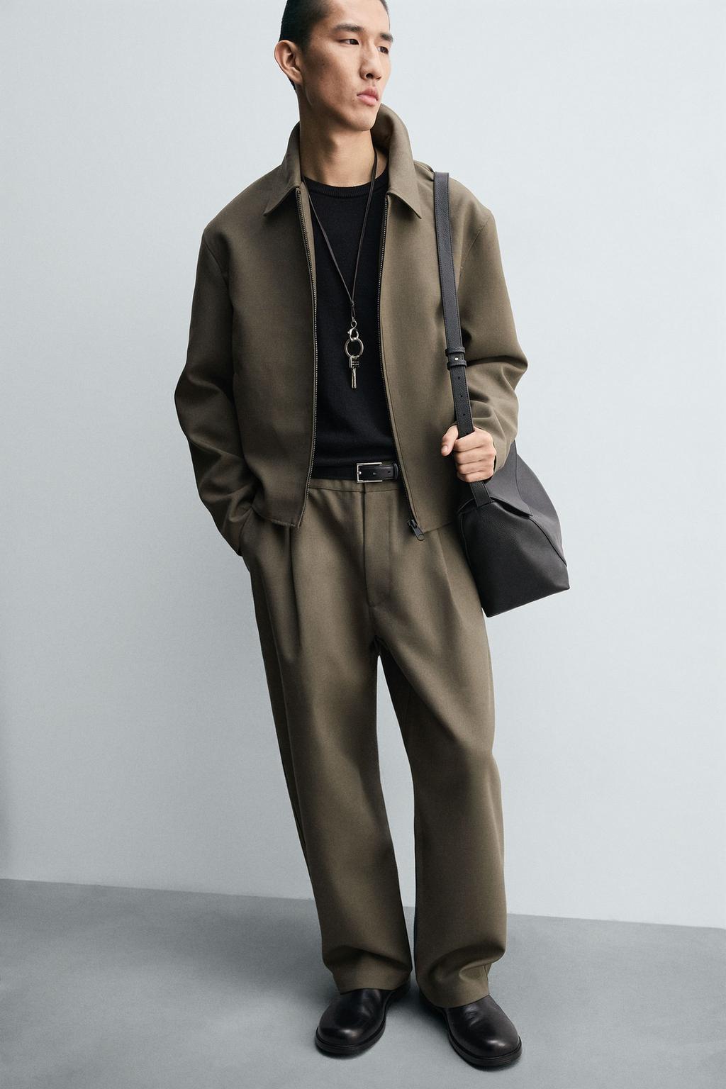 БРЮКИ BALLOON FIT С ЗАЩИПАМИ