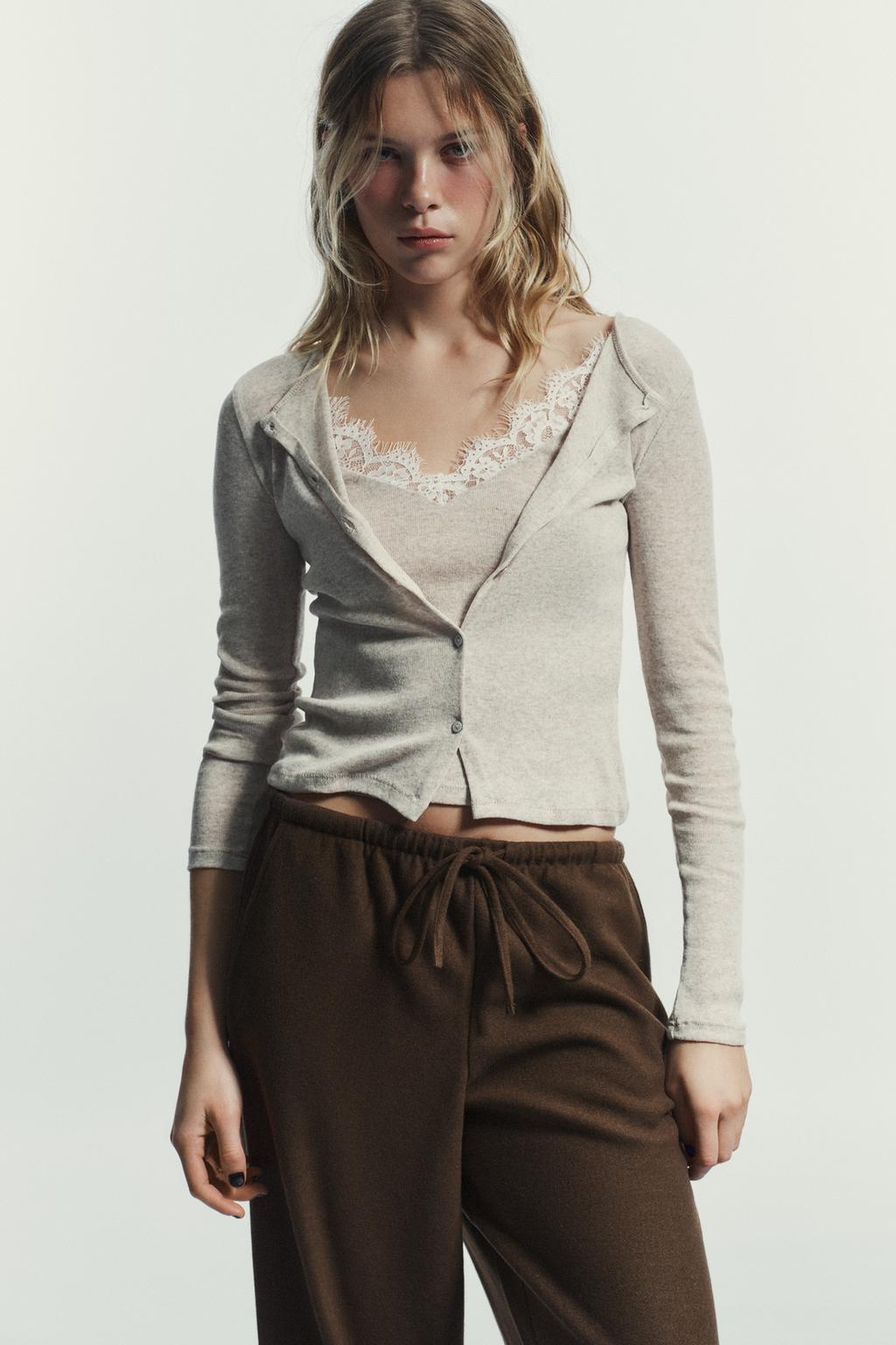 Брюки палаццо с поясом на завязках