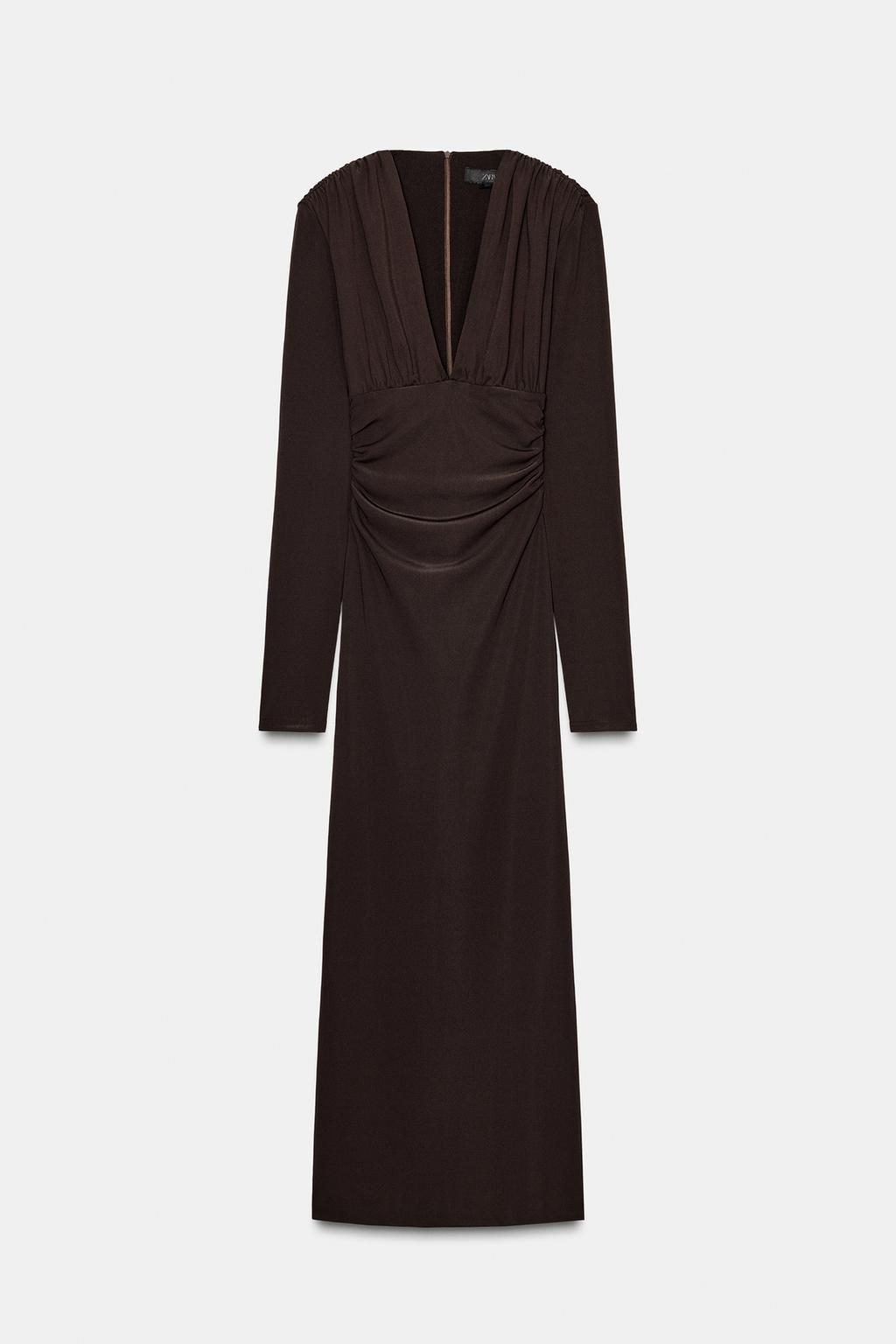 ПЛАТЬЕ МИДИ СО СБОРКАМИ