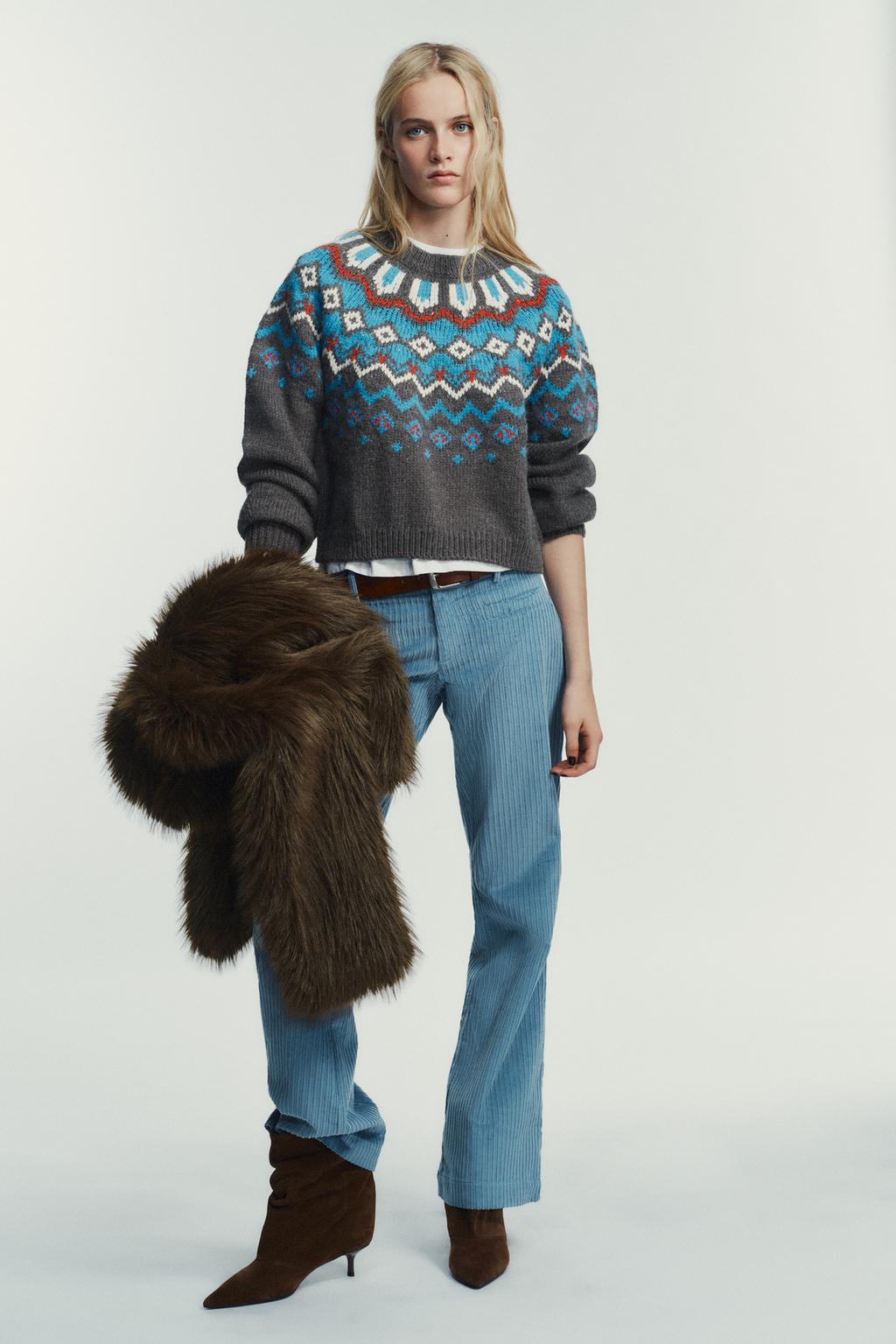 ЖАККАРДОВЫЙ СВИТЕР