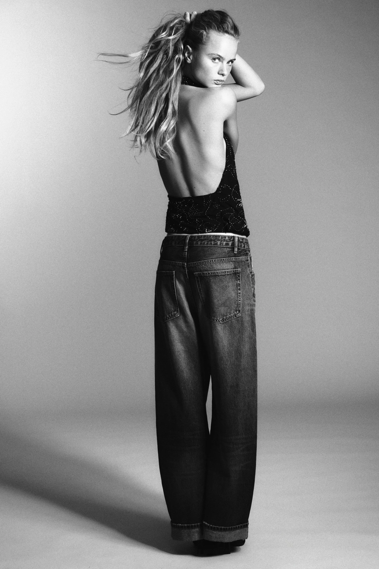 Топ-бандо с бисерными вышивками