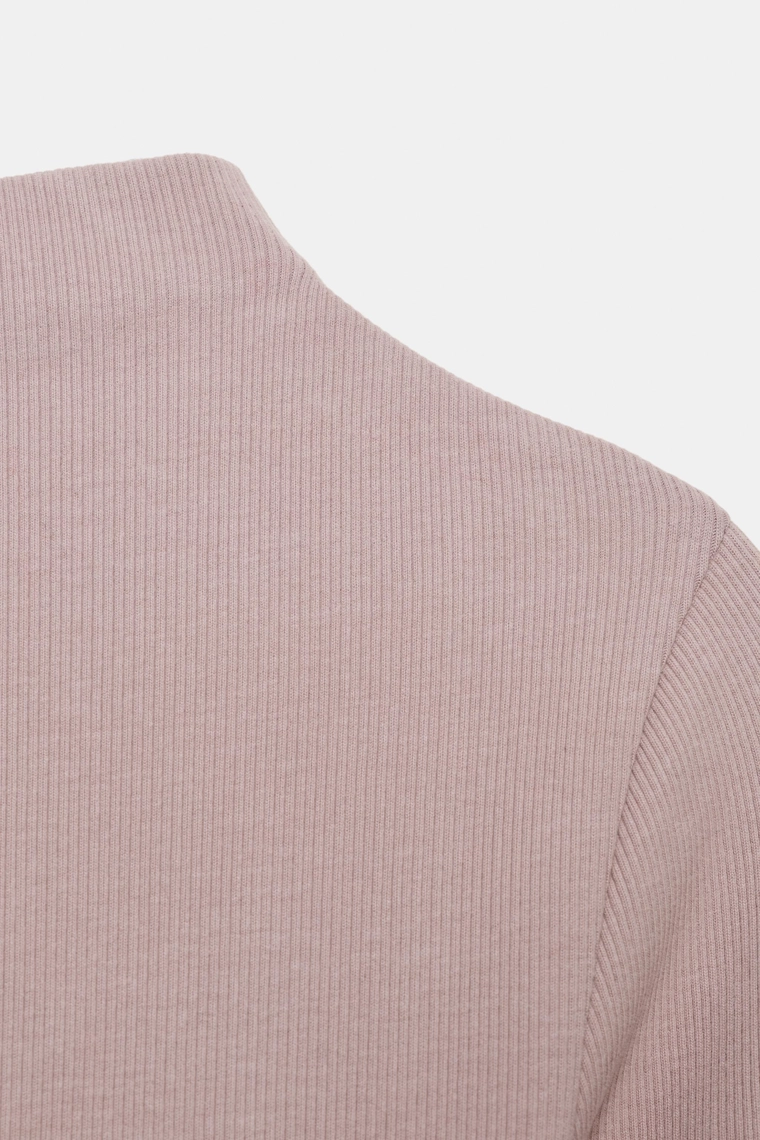 Платье миди с ребристым узором