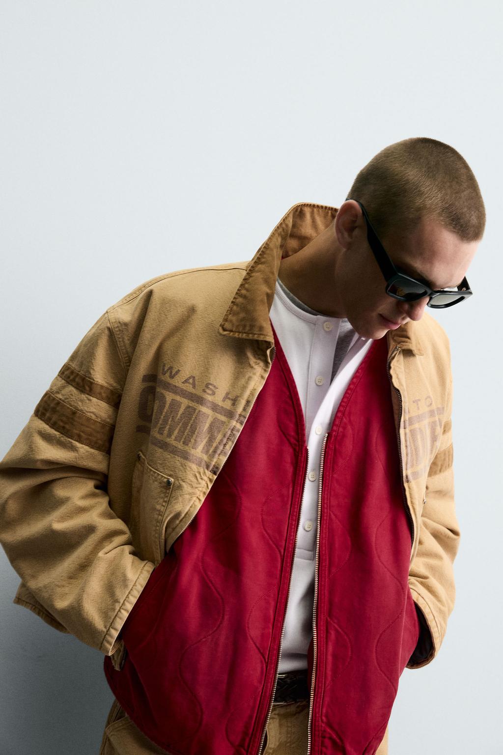 УКОРОЧЕННАЯ КУРТКА С ВЫШИТОЙ НАШИВКОЙ NFL WASHINGTON COMMANDERS