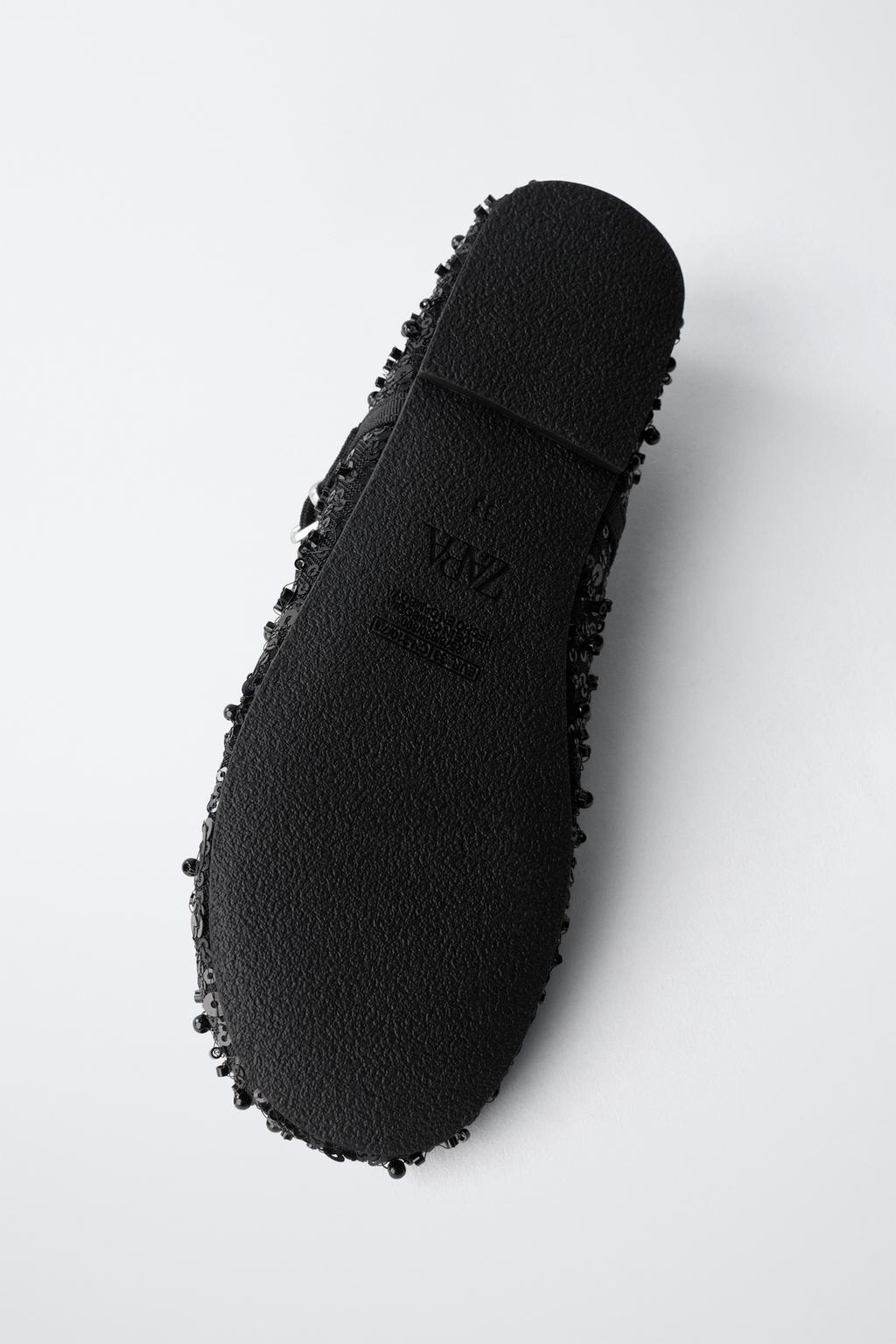 БАЛЕТКИ С ПРЯЖКОЙ И ЖЕМЧУЖИНАМИ