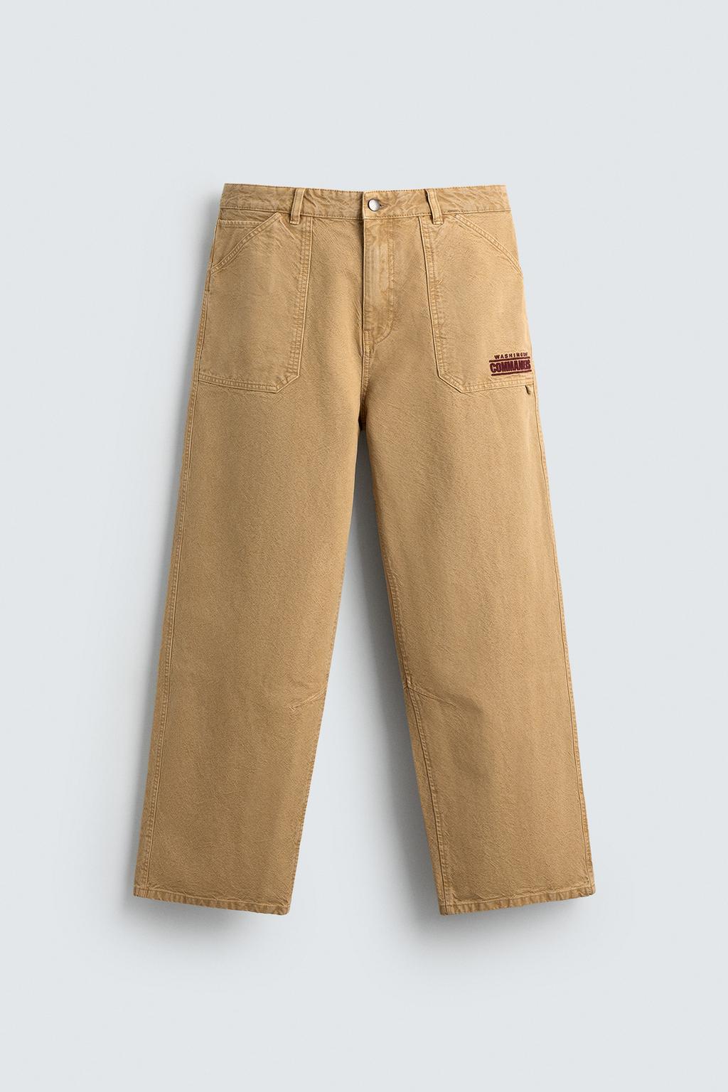 МЕШКОВАТЫЕ БРЮКИ С ВЫШИТОЙ НАШИВКОЙ NFL WASHINGTON COMMANDERS