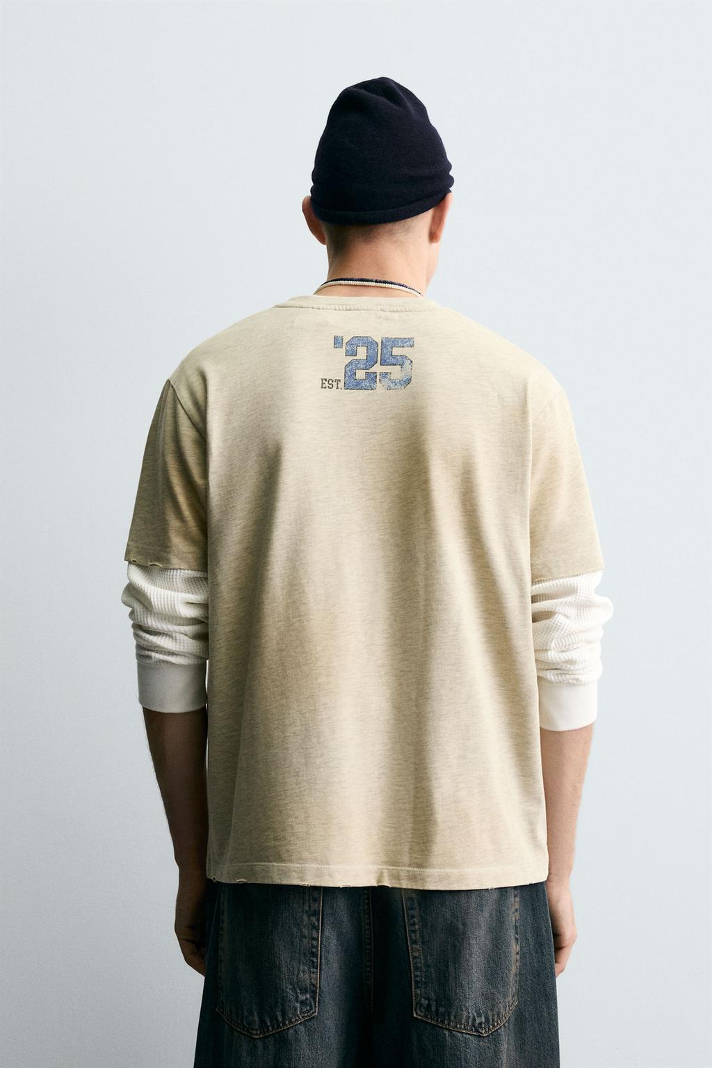 ФУТБОЛКА С ЭФФЕКТОМ ПОТЕРТОСТИ NFL NEW YORK GIANTS