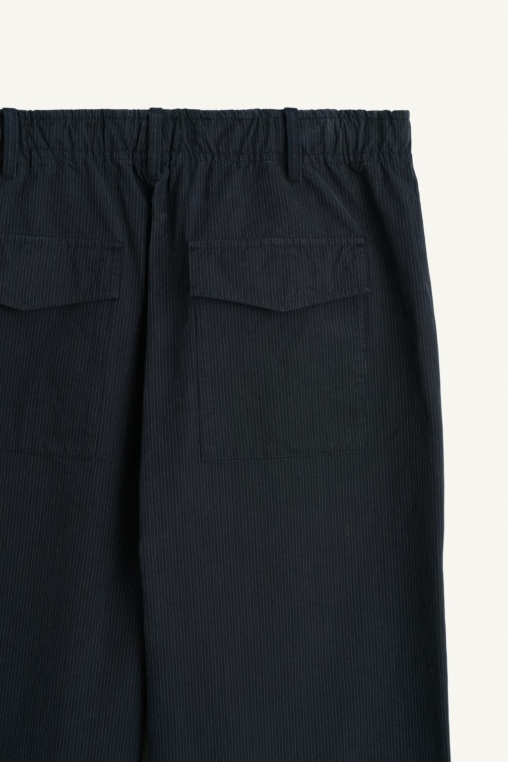 Брюки свободного кроя с карманами