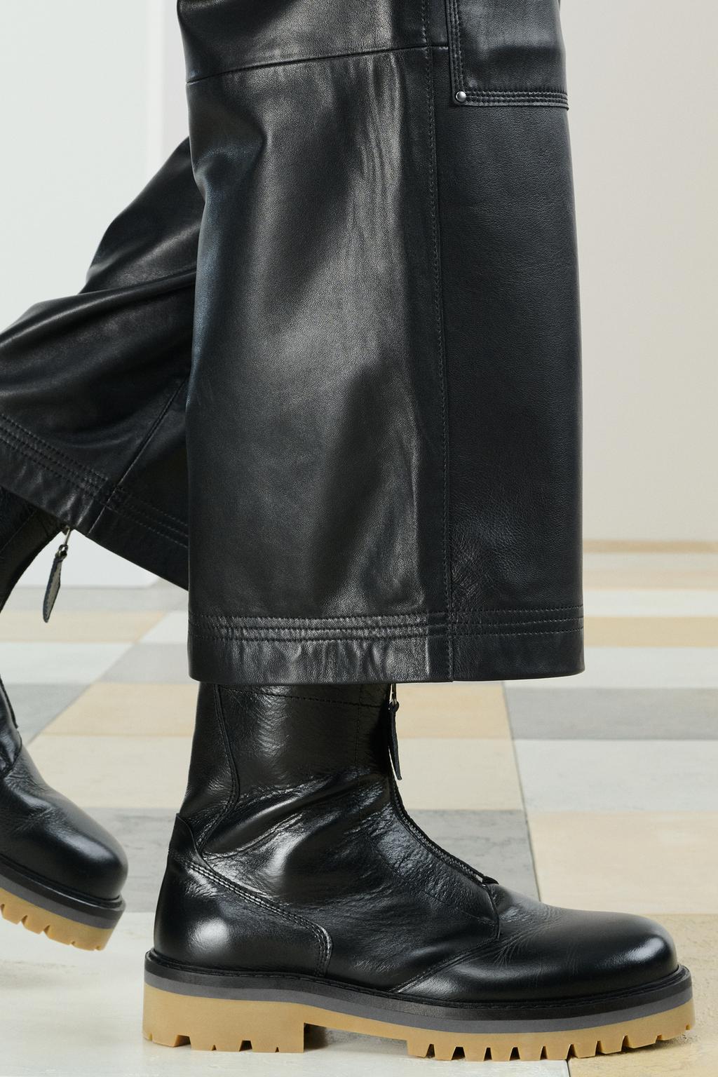 Кожаные брюки