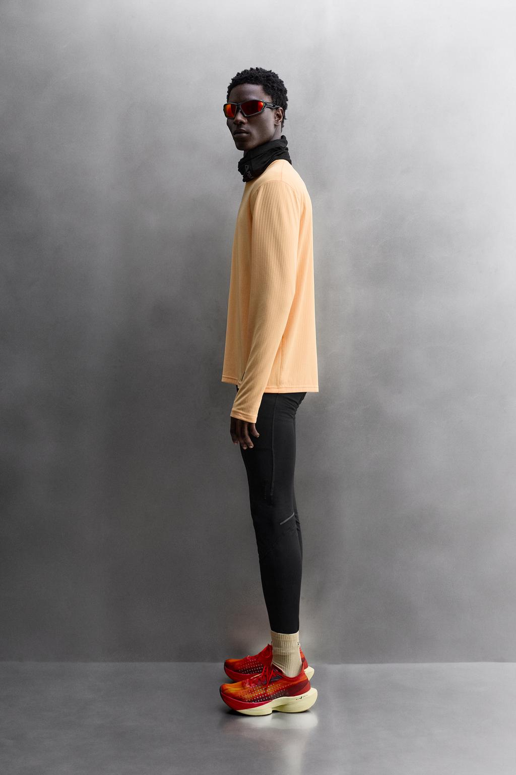 Футболка для бега с длинным рукавом