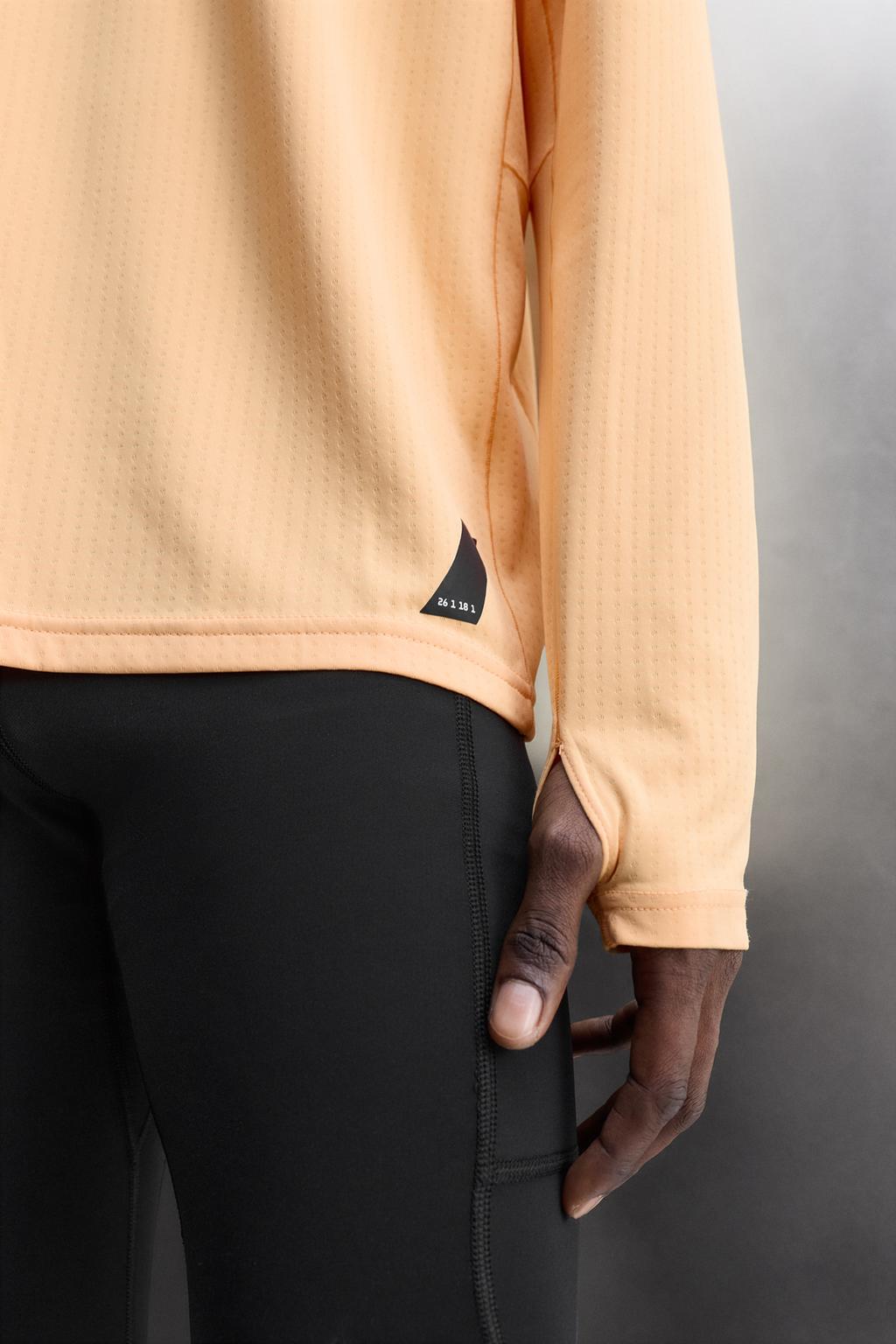 Футболка для бега с длинным рукавом