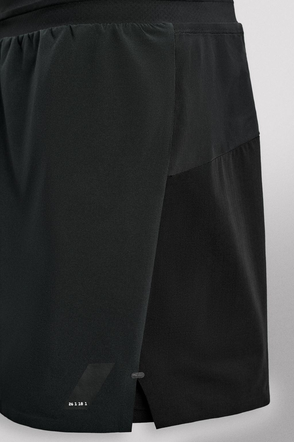 КОРОТКИЕ СПОРТИВНЫЕ ШОРТЫ С ЦВЕТНЫМИ БЛОКАМИ