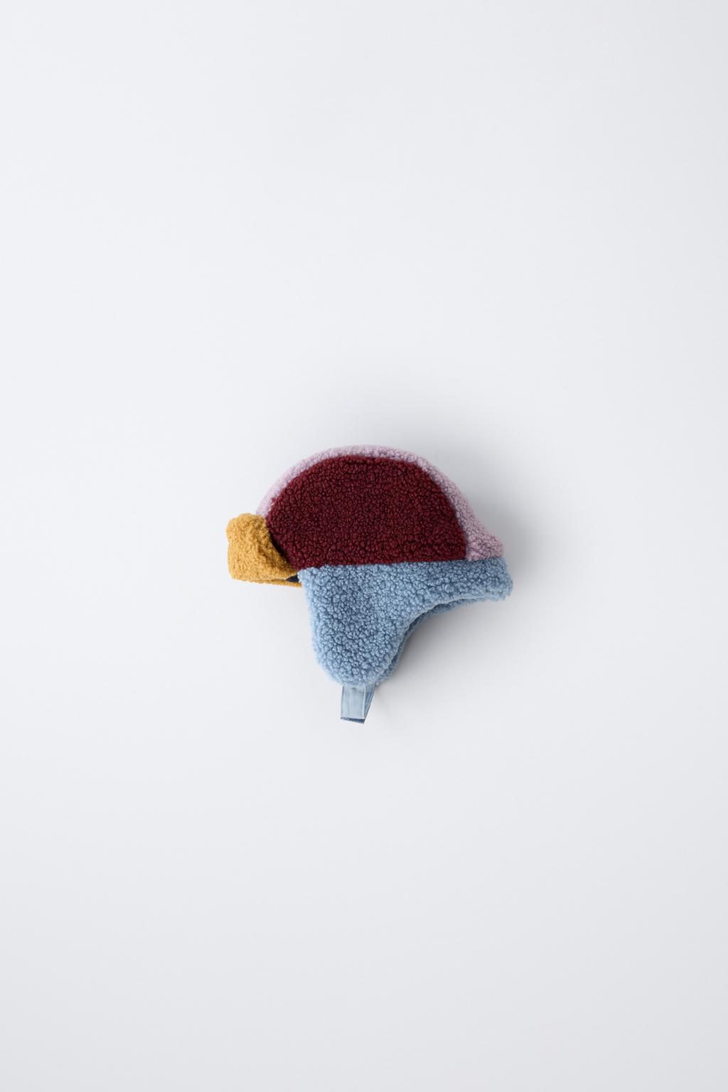 Многоцветная головная повязка из искусственного меха