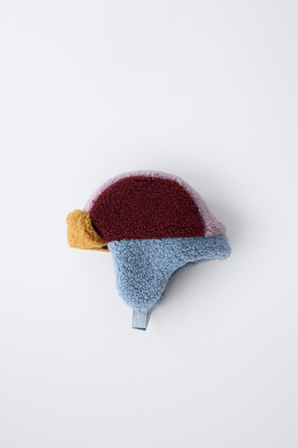 Многоцветная головная повязка из искусственного меха