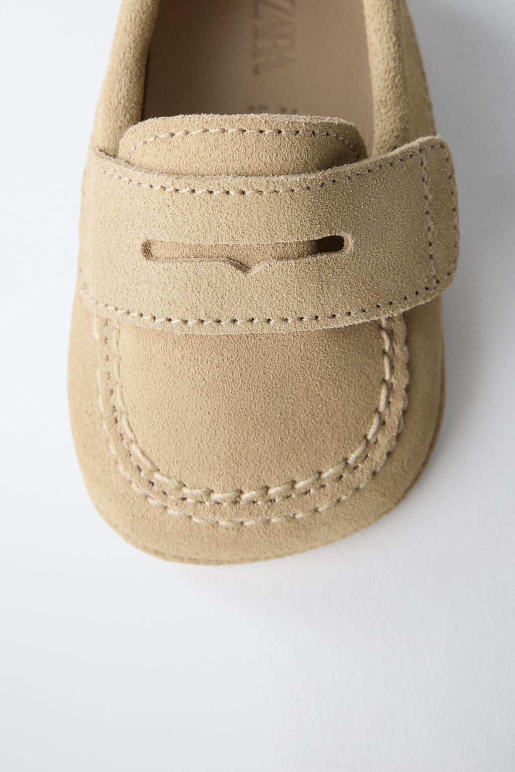 Лоферы из кожи